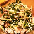 Mネコ's cooksnap of when they made 簡単！お財布に優しい♡豚肉と豆苗のサラダ.