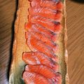 ｹﾝﾎﾟｺ's cooksnap of when they made 自家製スモークサーモン.