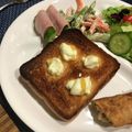 栗丸うさぎ's cooksnap of when they made 簡単☆ ハニーチーズトースト.
