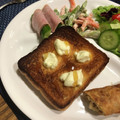 栗丸うさぎ's cooksnap of when they made 簡単☆ ハニーチーズトースト.