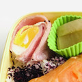 ケンコウママ's cooksnap of when they made 超簡単　レンジで ハムエッグ　お弁当に.