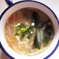 ありみりん♡'s cooksnap of when they made もやしとワカメの味噌汁♪.