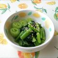 Newチヨコっと♪'s cooksnap of when they made 小松菜のさっぱりレモンサラダ☆.