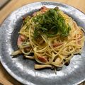 ひとりぼっちのちぇる's cooksnap of when they made みょうがと大葉がたっぷりパスタ.