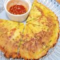 shelly616's cooksnap of when they made 小ねぎとチーズのチヂミ.