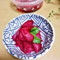 クックI7I5L1☆'s cooksnap of when they made 赤大根のレモンの酢漬け.