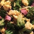 ame-ikuru's cooksnap of when they made ブロッコリーとハムのマヨ卵炒め.