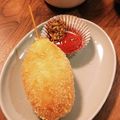ハチワレねこ's cooksnap of when they made 韓国 新大久保で人気 チーズハットグ.
