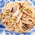 ぷにぷに～mama's cooksnap of when they made ツナ☆バター醤油の和風パスタ.