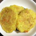 ゆ・きのこ's cooksnap of when they made 【離乳食後期〜完了期】うどんのおやき.