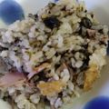 ゆずカフェ's cooksnap of when they made ベーコンと海苔の炊き込みご飯.