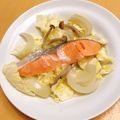 ★ぴよぴよ501★'s cooksnap of when they made 鮭と野菜のレンジ蒸し.