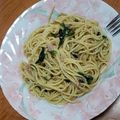 ☆えりみょん☆'s cooksnap of when they made ほうれん草とツナの和風パスタ.
