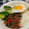 qzqnnj's cooksnap of when they made アスリート食★疲労回復ガパオライス.