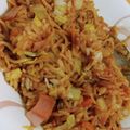 juri0626's cooksnap of when they made キャベツたっぷり♡カレー風味のそばめし.