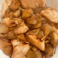 black☆159's cooksnap of when they made 鶏胸肉とナスの白だし炒め煮.