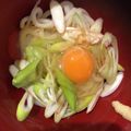 やーしー's cooksnap of when they made たっぷりネギの釜玉ぶっかけうどん.