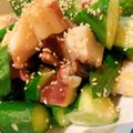 chikママ❤️'s cooksnap of when they made お年寄り絶賛シリーズ☆蛸、きゅうり和え☆.