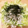 まきちマン's cooksnap of when they made ごま油香る♡レタス×しらす×海苔サラダ.