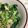 よしよしのキッチン☆'s cooksnap of when they made 春菊のツナごま和え.