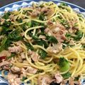 むろむろさま's cooksnap of when they made 【簡単】豚肉とわさび菜のやみつきパスタ.