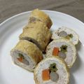saknon's cooksnap of when they made 鶏ごぼうの太巻き煮.