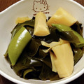 ⭐ひっきー⭐'s cooksnap of when they made めんつゆで簡単♪筍とわかめと絹さやの煮物.
