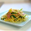 かっちゃん杉's cooksnap of when they made 春菊とベーコンのペペロンチーノ風.