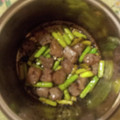 inLondon's cooksnap of when they made こんにゃくとにんにくの芽のゴマ炒め.
