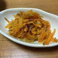 おかすんよ's cooksnap of when they made シンプル！人参とじゃこのさっと炒め.