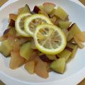 taya穂's cooksnap of when they made サツマイモとリンゴのユズ風味.