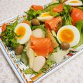 バカリャウ's cooksnap of when they made スモークサーモンのニース風サラダ.