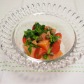 バカリャウ's cooksnap of when they made ✿サーモンと菜の花のケイパー和え✿.