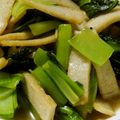 いっちゃんばあばあ～'s cooksnap of when they made 小松菜と油揚げの炒め煮.