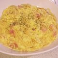 ぐるパパ's cooksnap of when they made 生クリームととろけるチーズのカルボナーラ.