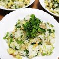 ニシコママ's cooksnap of when they made 菜の花の簡単洋風混ぜご飯。.
