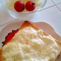 なっちｬﾝ's cooksnap of when they made ネギマヨクリームチーズわさび☆トースト.