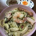 クックAROOL4☆'s cooksnap of when they made 大葉ときのこのジェノベーゼパスタ.