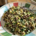 とろとろめかぶ's cooksnap of when they made セロリ大量消費！セロリと牛肉の炒飯☆.