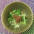 おはなすき's cooksnap of when they made さっぱり！！カイワレ大根と梅の納豆.
