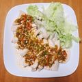 akemog's cooksnap of when they made レンチンよだれ鶏.