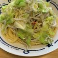 ましゅ16's cooksnap of when they made キャベツとシラスのオイルパスタ.