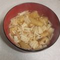きらり流れ星's cooksnap of when they made えのきとうす上げの味噌汁.