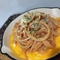 ユカtoマオマオ's cooksnap of when they made スキレットで！喫茶店みたいなナポリタン.