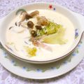 ＠迷子＠'s cooksnap of when they made レタスのミルクチーズ煮.