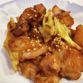 macaroniママ's cooksnap of when they made すぐできて簡単♪鳥もも肉の甘味噌炒め.
