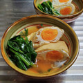 美らはいび's cooksnap of when they made うす揚げと卵の巾着煮あんかけ＊半熟も♪.