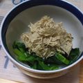あゃぶぅ's cooksnap of when they made 減塩・美味、お浸しにとろろ昆布.