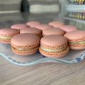 リいちゃん♡MAMA's cooksnap of when they made 初心者にオススメ♥薄力粉で簡単マカロン.
