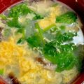choro★S's cooksnap of when they made ＊三つ葉と卵のかきたまスープ.